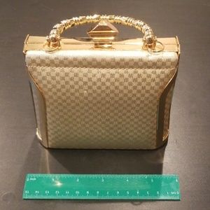 Stylish Gold Clutch Purse